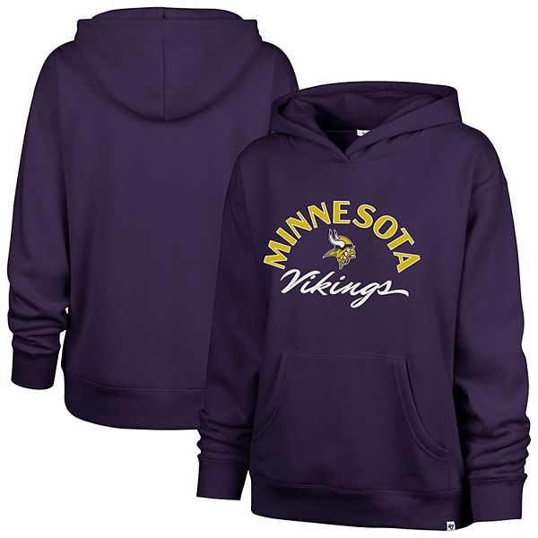 

Женский худи '47 purple minnesota vikings whirlwind naomi 47 Brand