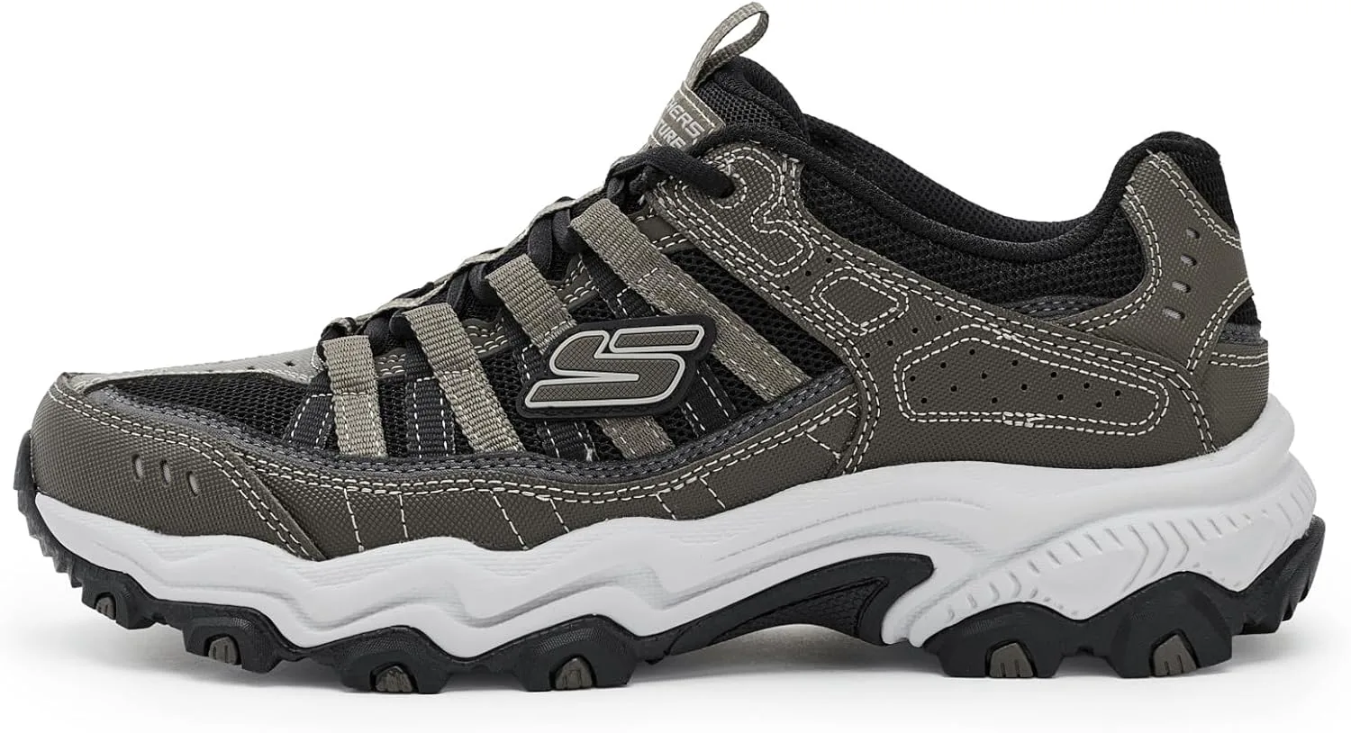 Мужские кроссовки Skechers Afterburn Legacy, коричневый/черный — фото 4