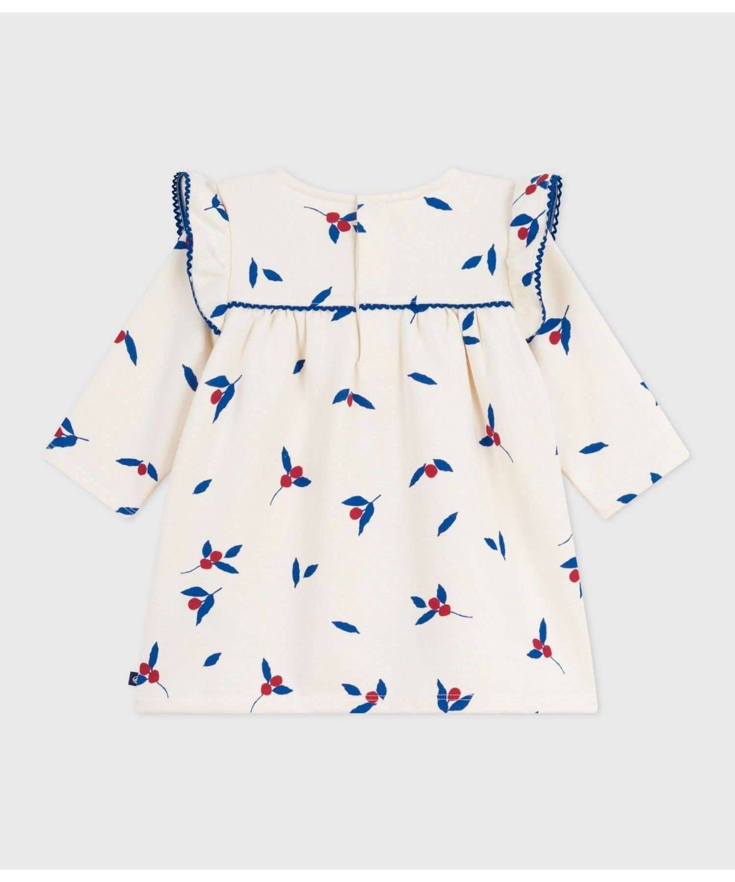 Платье один кусочек Petit Bateau, Off-white/Multicolor — фото 2