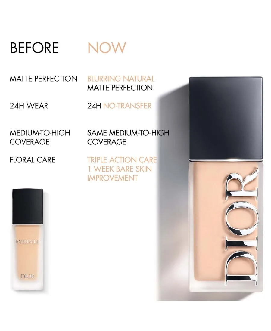 Тональный крем Forever Skin Wear Blurring Matte Foundation, SPF 20 DIOR, 1 Neutral — фото 2