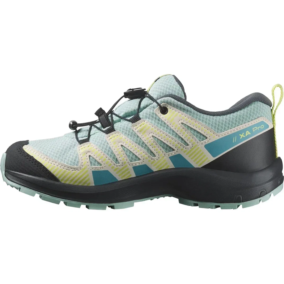 Детские кроссовки Salomon XA Pro V8 Little Tanager бирюзового цвета для бега ZOGG2049 — фото 2