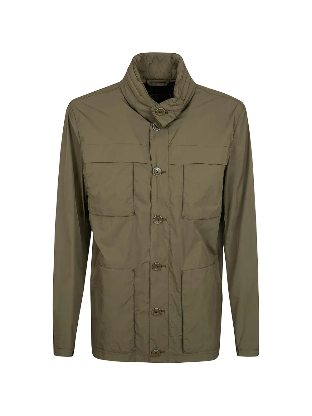 

Куртка с застежкой на пуговицы и несколькими карманами Herno, зеленый