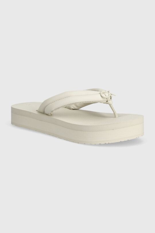 

Шлепанцы Flatform Relock Calvin Klein, бежевый