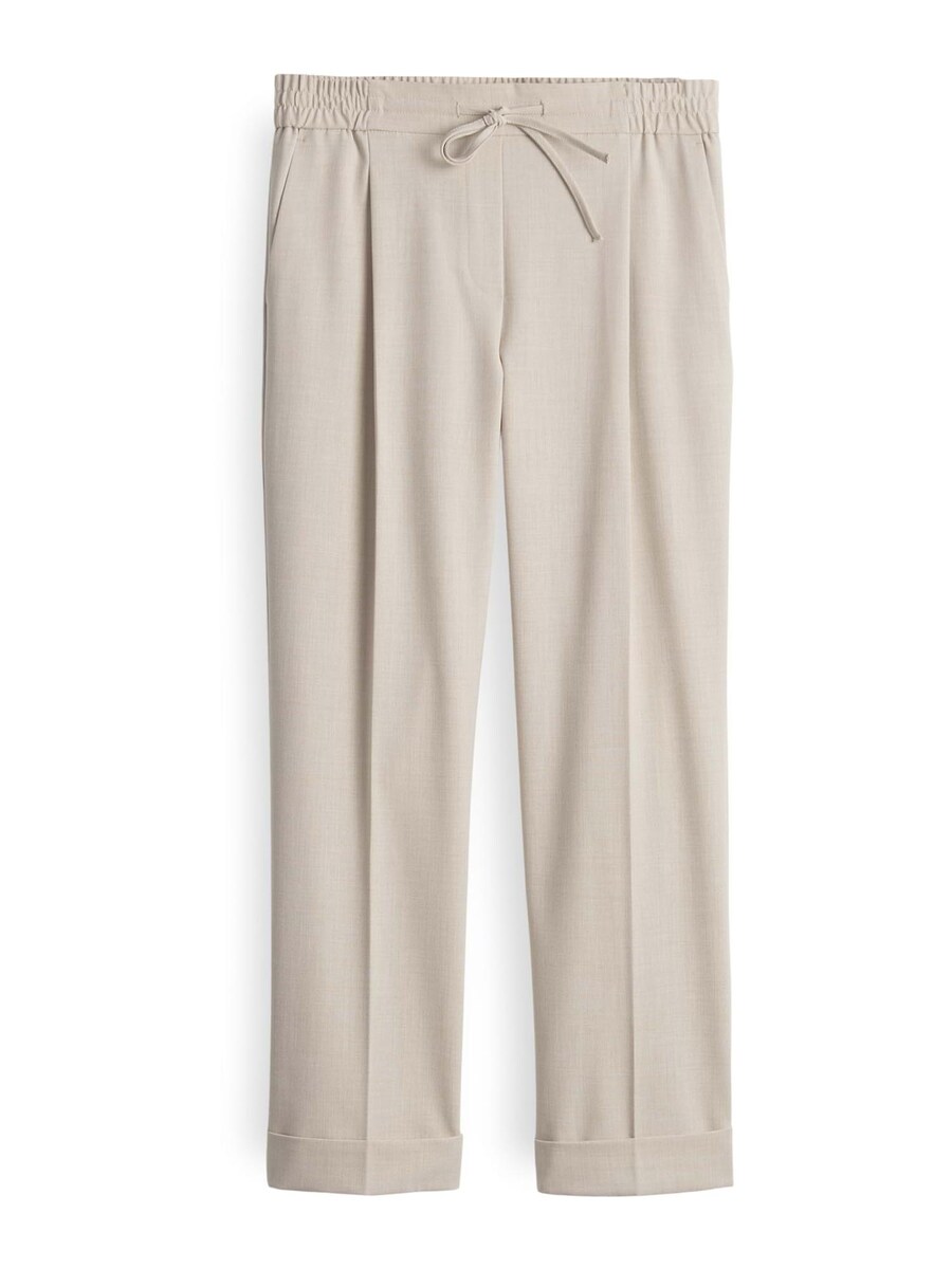 

Свободные плиссированные брюки OPUS Melosa City, капучино