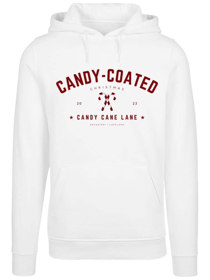 

F4NT4STIC Рождественская толстовка с капюшоном, покрытая конфетами, в белом цвете