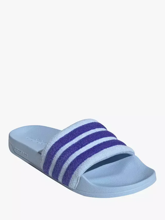 Сандалии Adilette Noshower Slider, синие adidas — фото 2