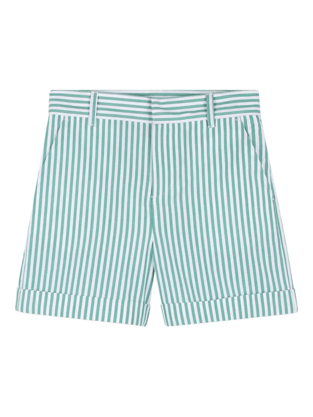 

Полосатые шорты с манжетами Michael Kors Kids, зеленый