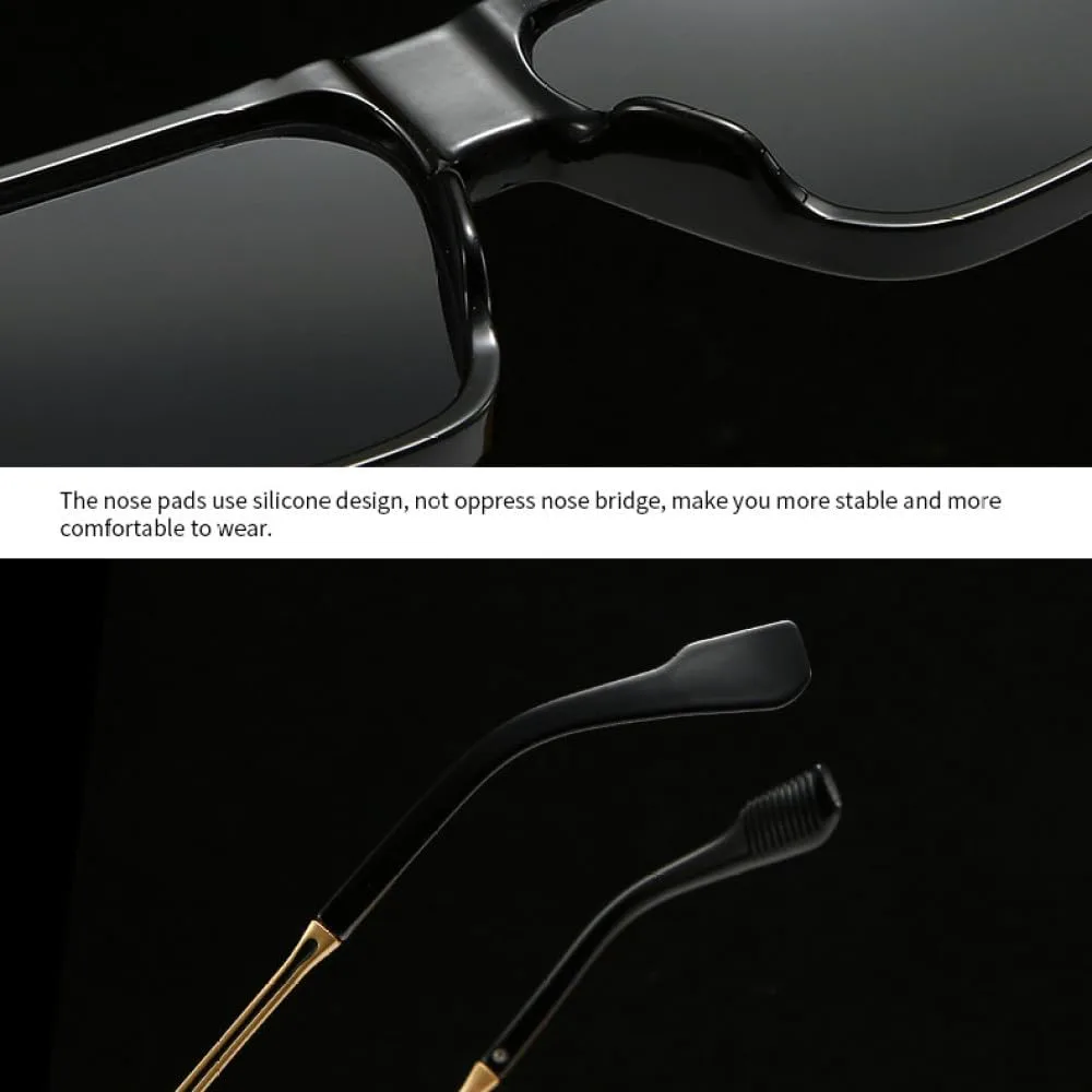 

MUTYNE Модные классические панк-солнцезащитные очки для мужчин, стильные ретро-очки для вождения, женские солнцезащитные очки с защитой от УФ-излучения UV400, Blue