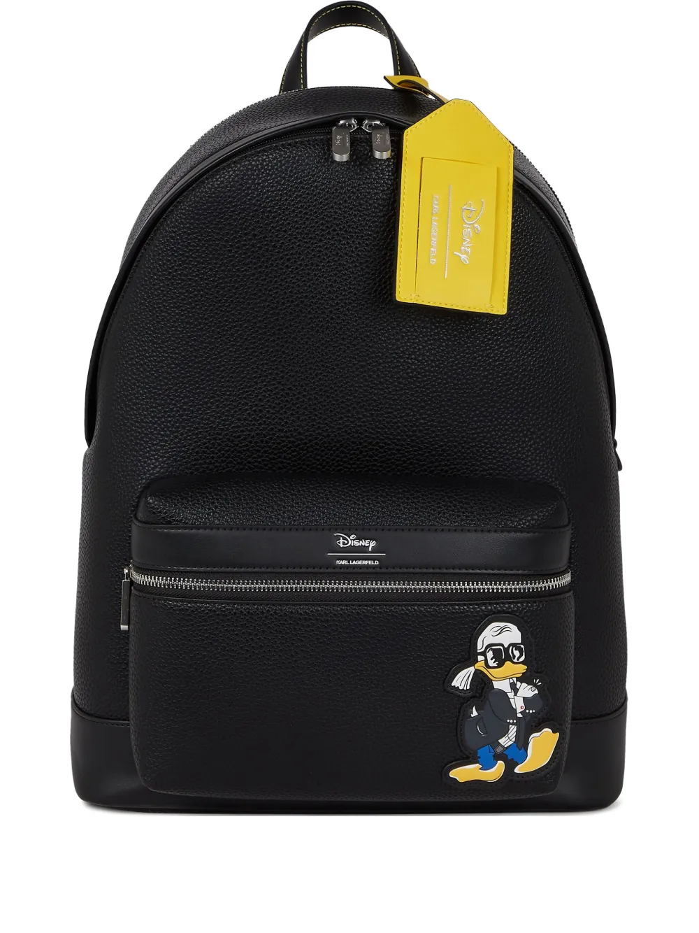 

Рюкзак с нашивкой-логотипом из коллаборации с Disney KARL LAGERFELD, черный
