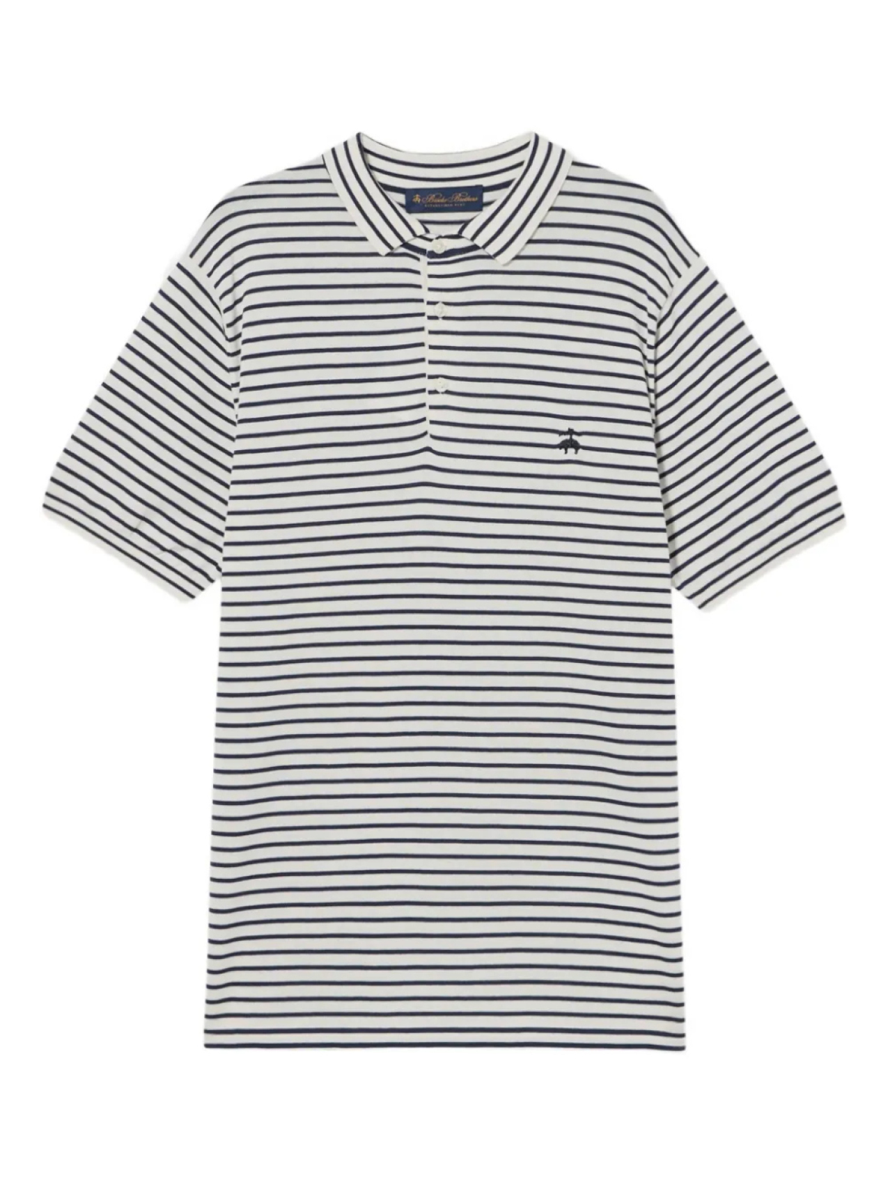 

Рубашка поло в полоску Brooks Brothers, белый