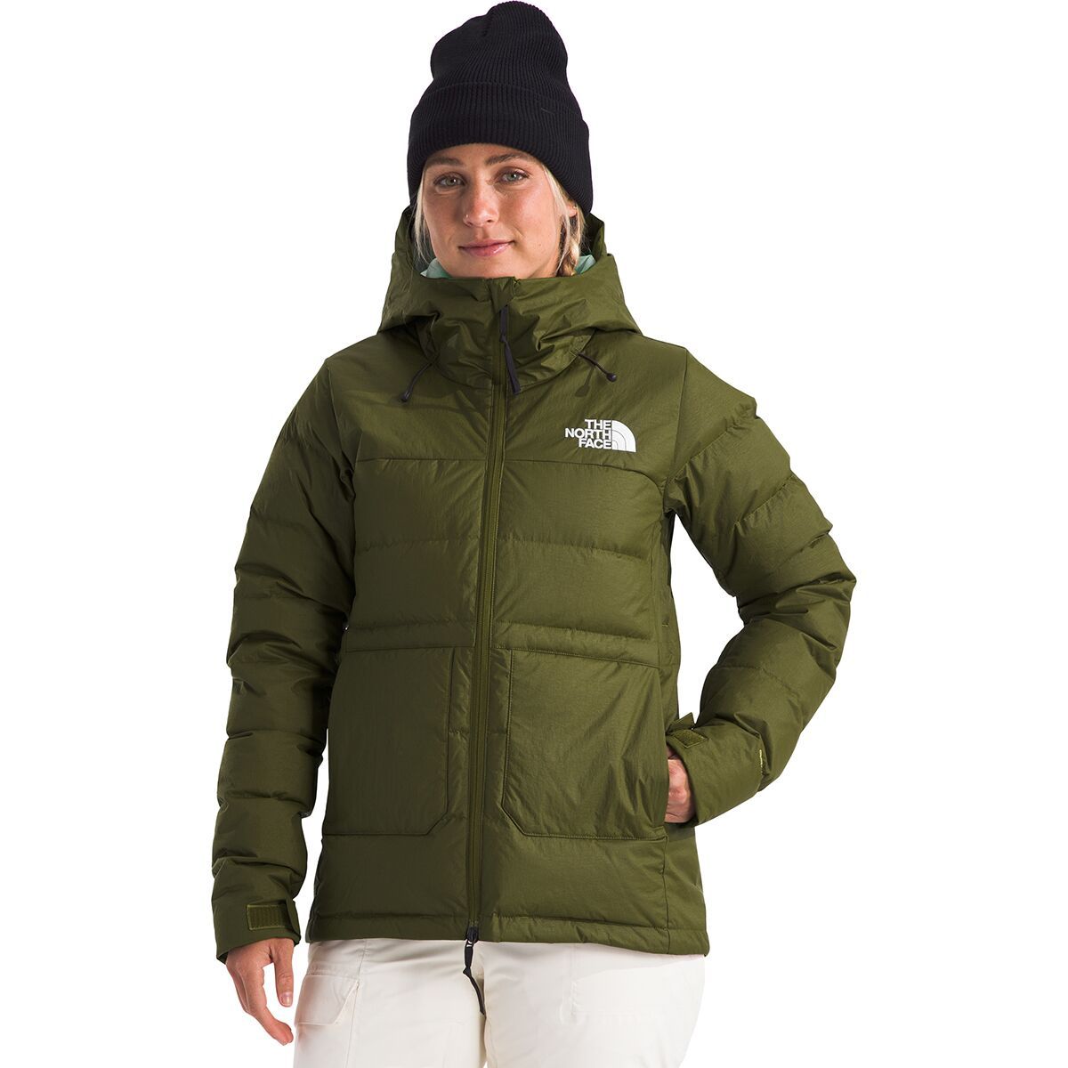 

Первая утепленная куртка с отворотом The North Face, зеленый