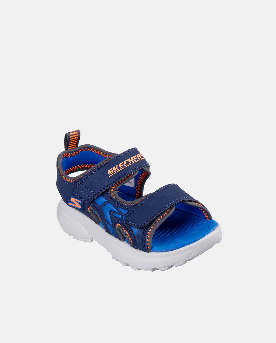 

Сандалии для мальчиков с подсветкой Skechers, тёмно-синий