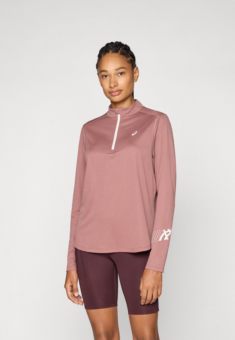 

Топ ASICS ICON 1/2 ZIP TOP, Rubble Red/Red