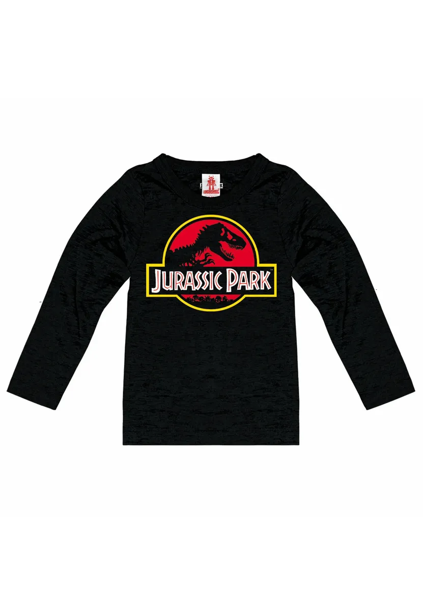 Logoshirt Футболка " Logoshirt Парка Юрского периода" с классным принтом, черный — фото 3