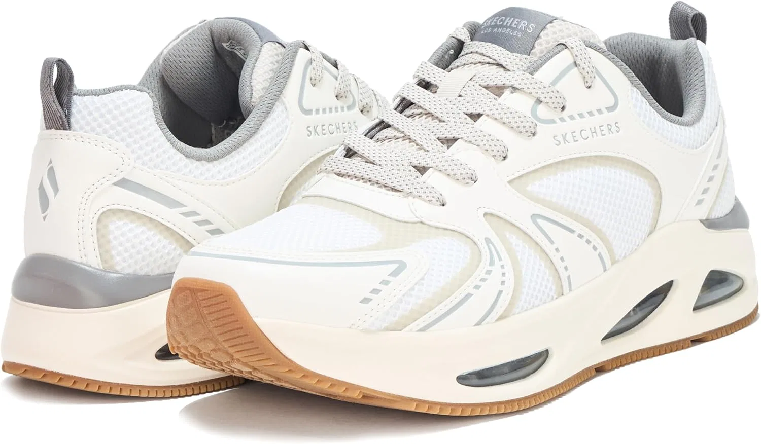 Мужские кроссовки Skechers UNO Ego-Aurair, Natural White — фото 3