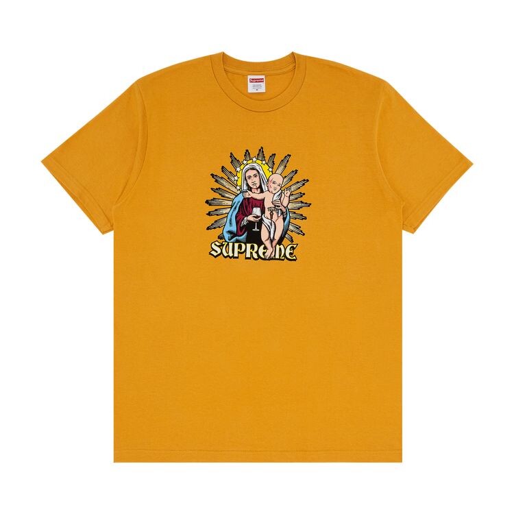 

Футболка Supreme Blood Tee Mustard, желтый