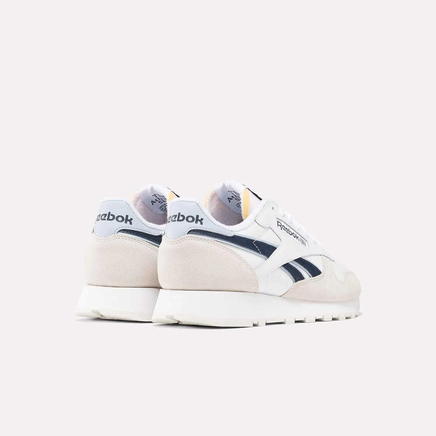 Кроссовки Reebok Klassischer Unisex от Leder, Ftwwht Purgry Palblu — фото 3