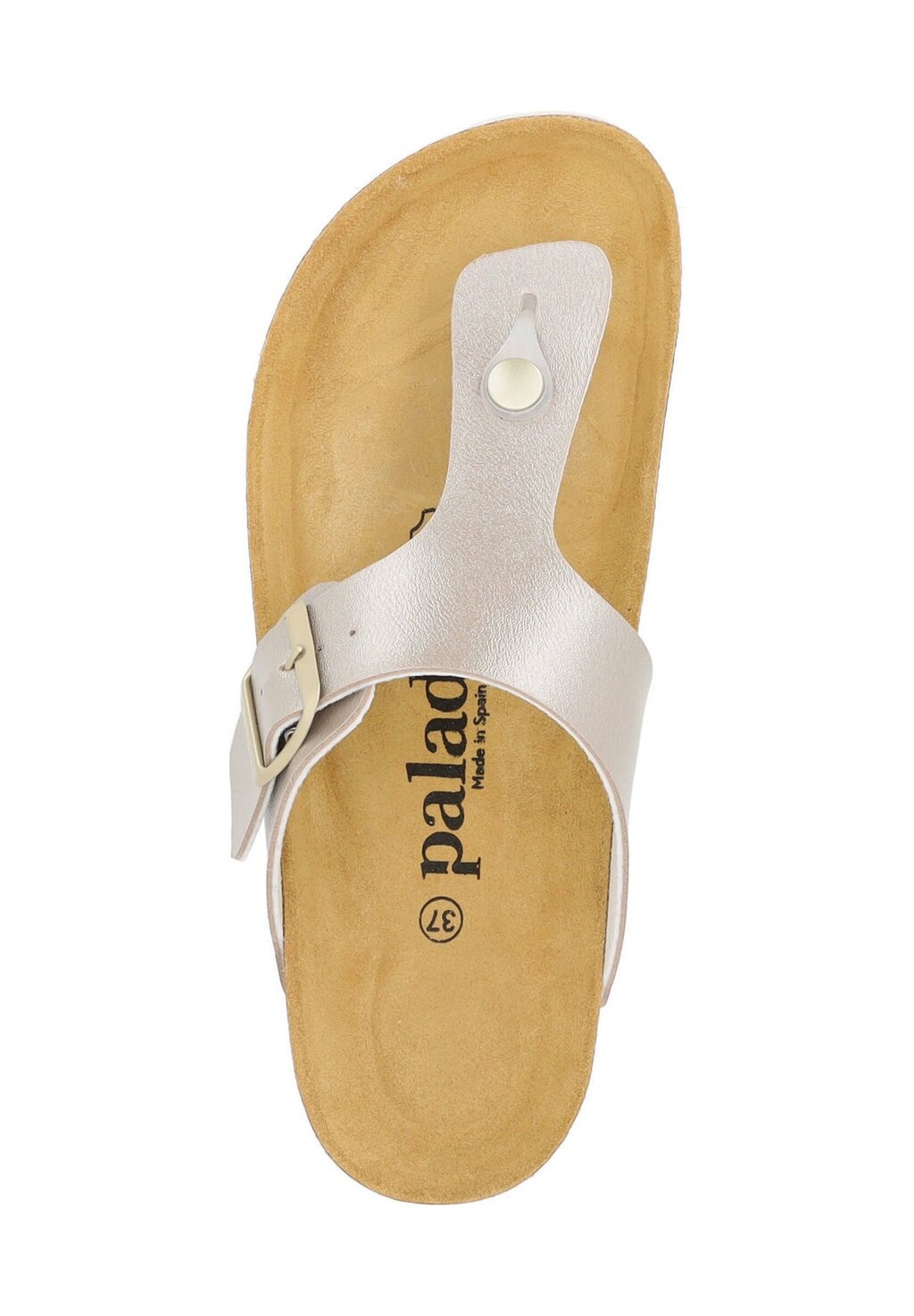 Шлепанцы KOS PL Palado, цвет beige metallic — фото 3