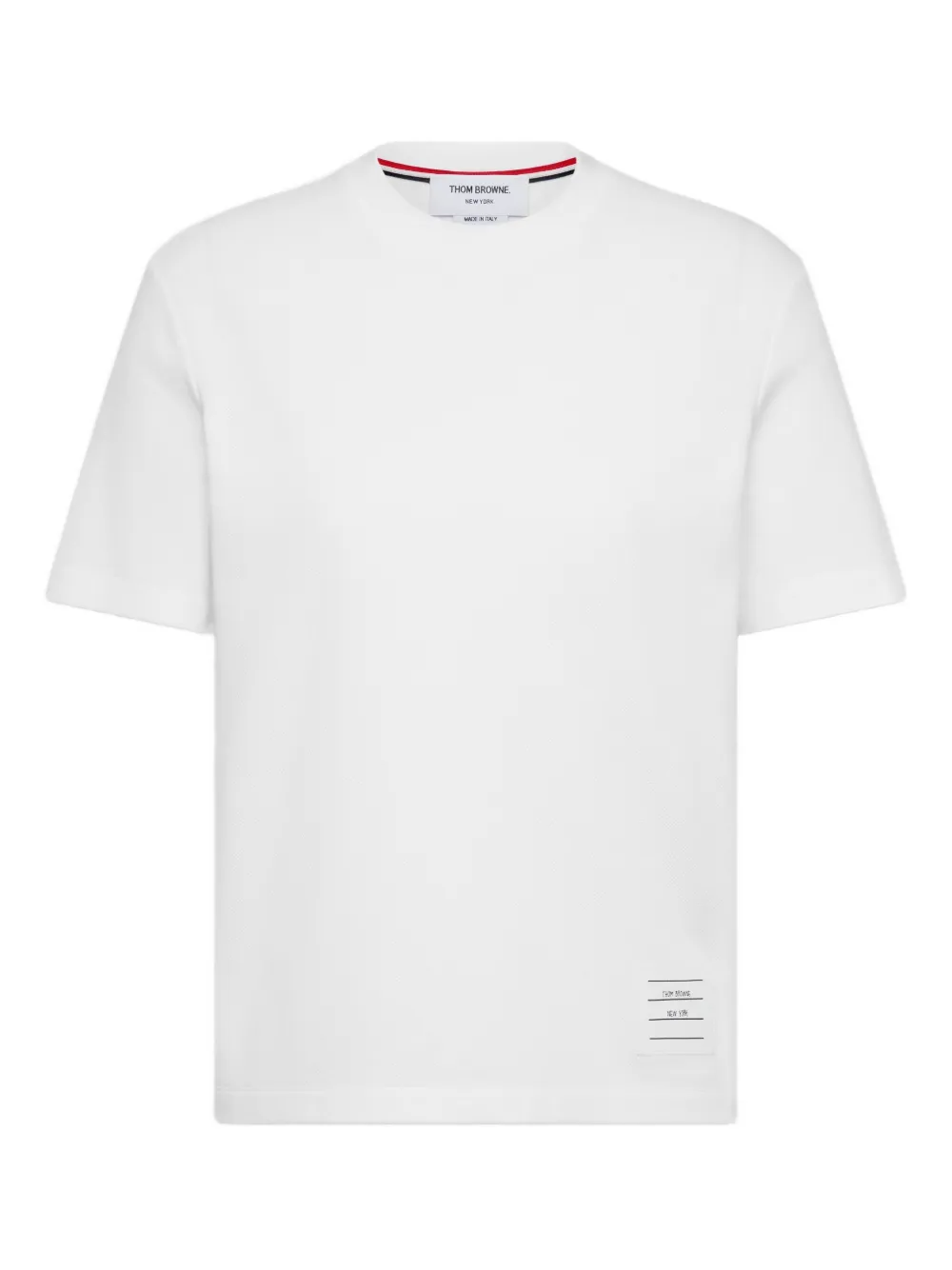 

Футболка с полосками 4-Bar THOM BROWNE, белый