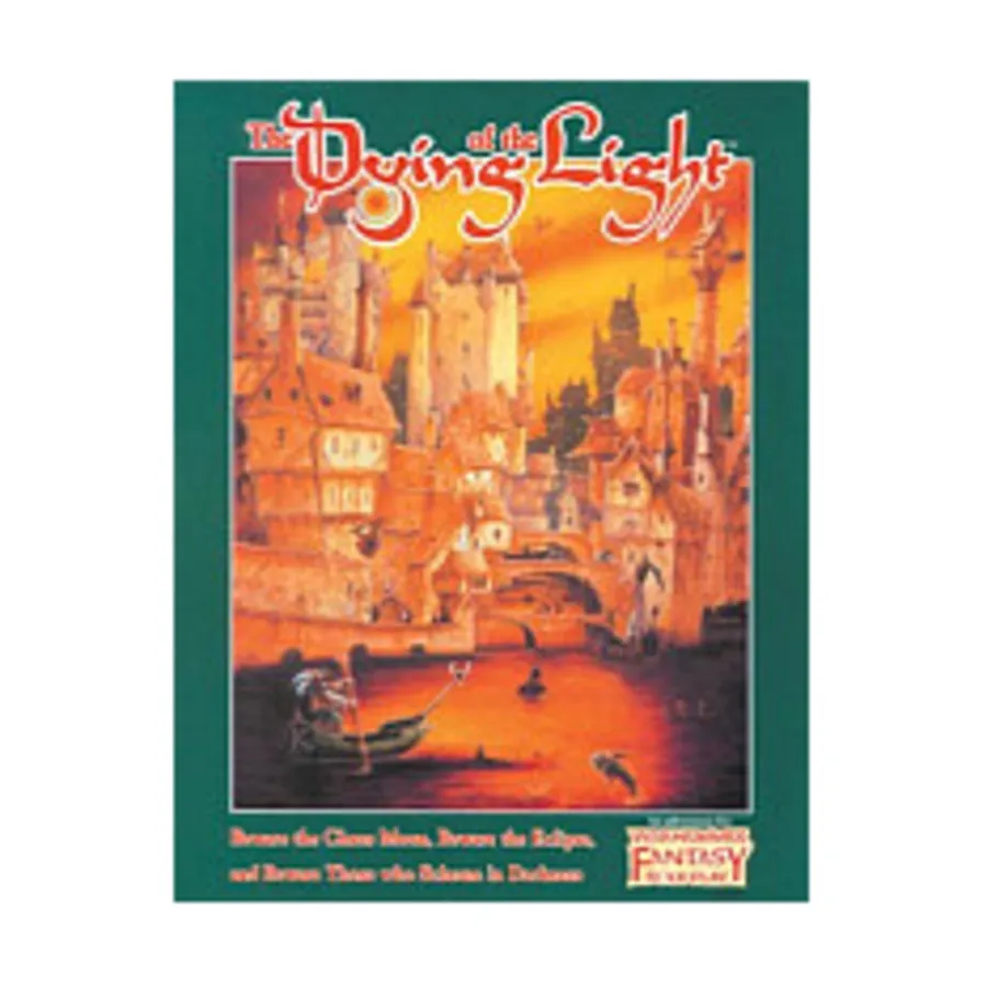 

Dying of the Light, Warhammer Fantasy Roleplay (Hogshead Publishing), мягкая обложка