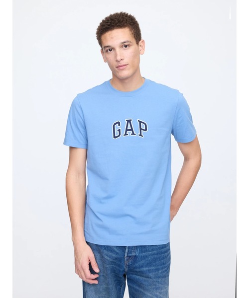 

Футболка унисекс с логотипом Gap, синяя, Синий, Футболка унисекс с логотипом Gap, синяя