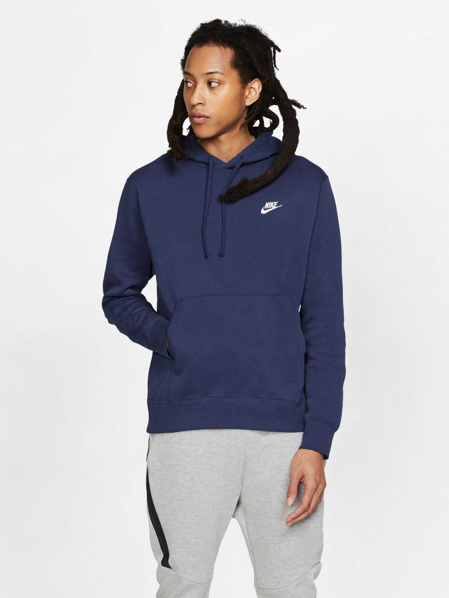 

Толстовка Nike M NSW CLUB HOODIE PO BB, синий