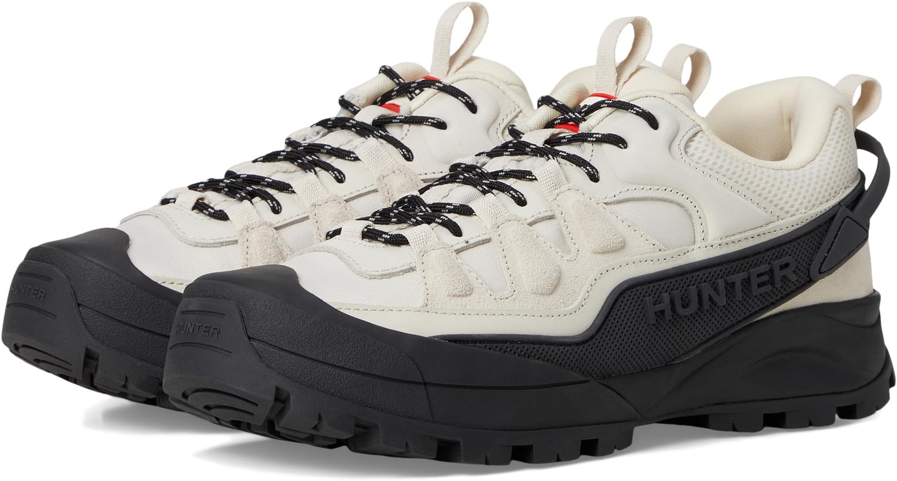 Кроссовки Hunter Women's Nicia, Ivory/Black Suede