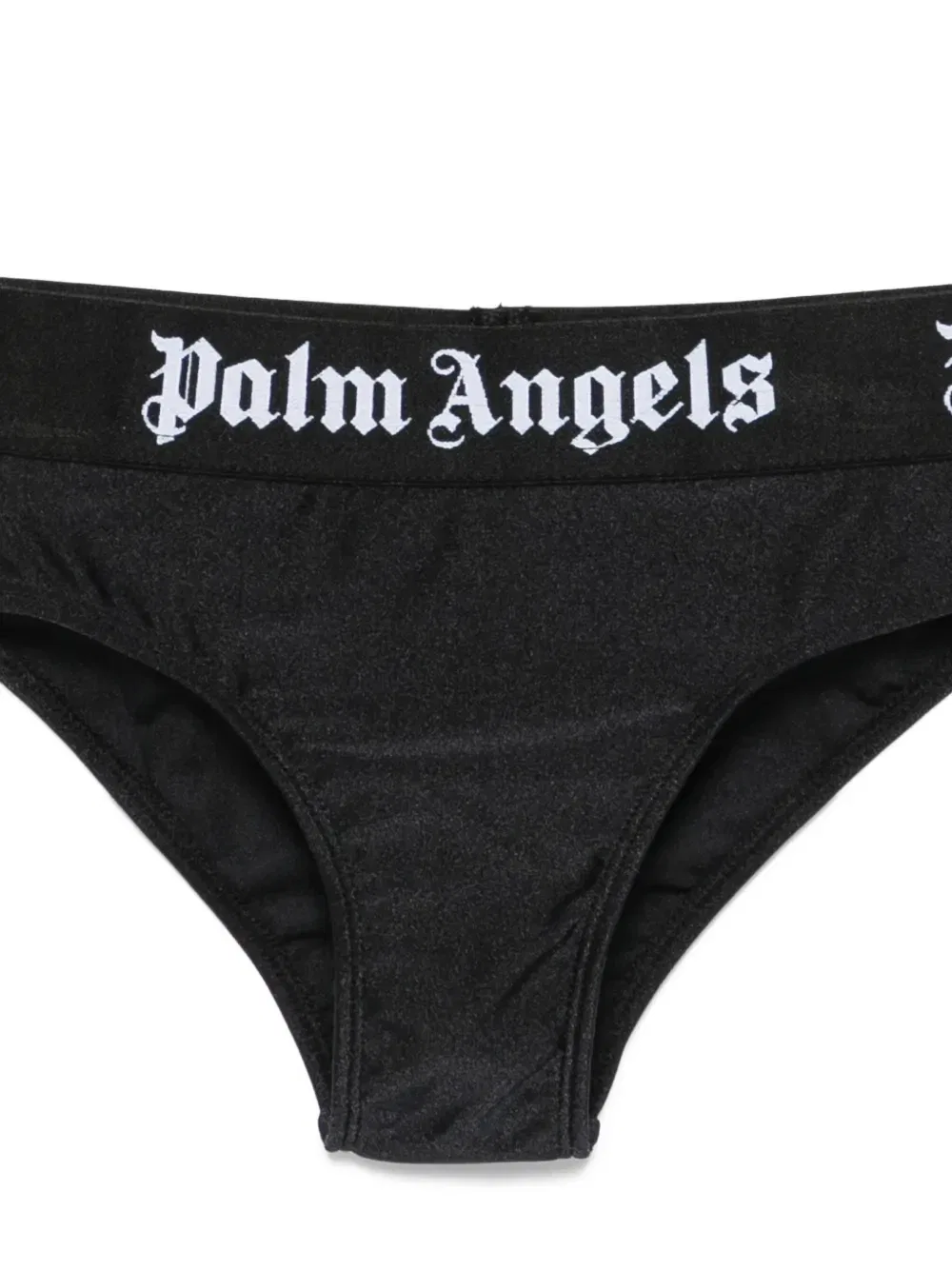 Бикини с логотипом на талии Palm Angels Kids, черный — фото 3