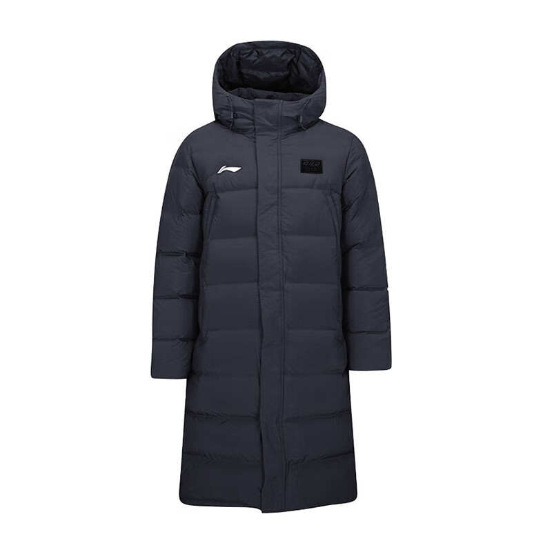 

LINING Пуховик унисекс черный, Black[Thickened Long over-The-Knee]