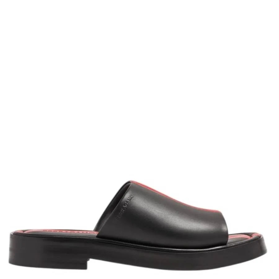 Кожаные шлепанцы Ferragamo Facundo, черный