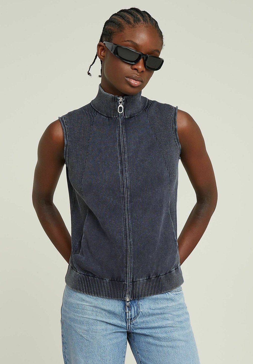

Жилет WASHED LIGHTWEIGHT ZIP G-STAR, темно-синий
