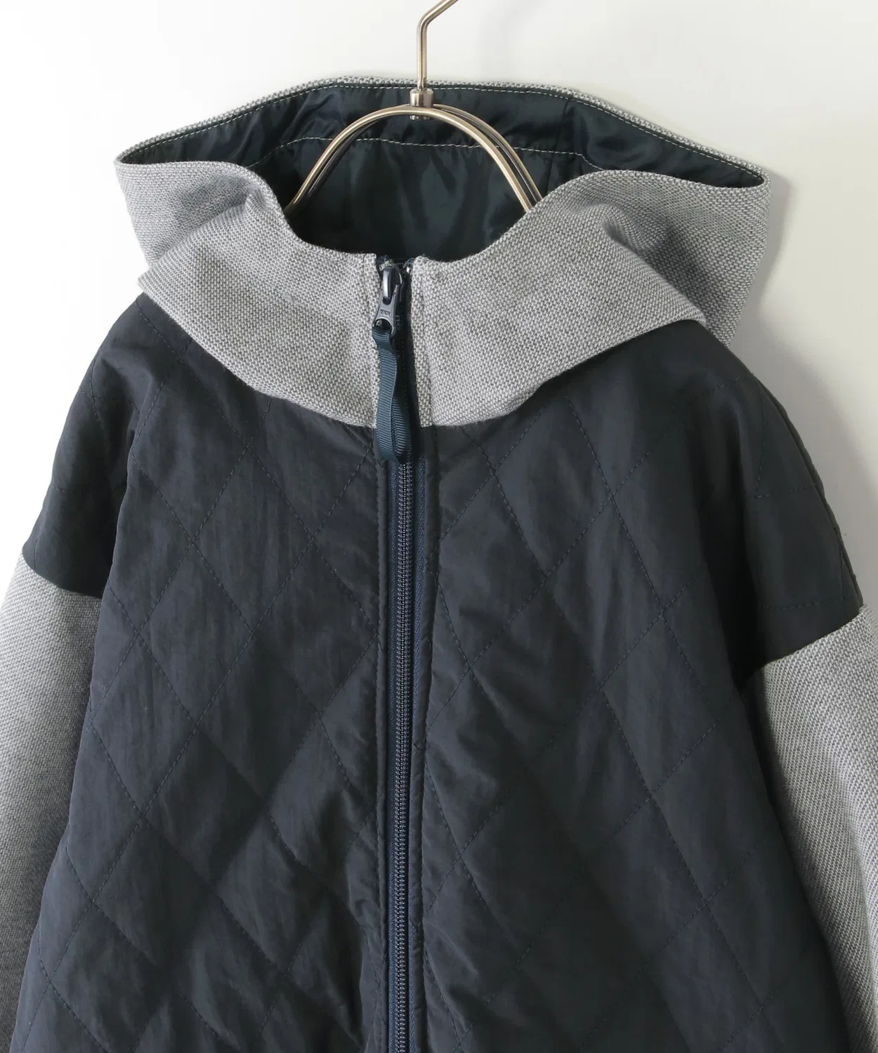 Детская куртка комбинированная блокс zip-худи ikka, 110-160 см, тёмно-синий — фото 4