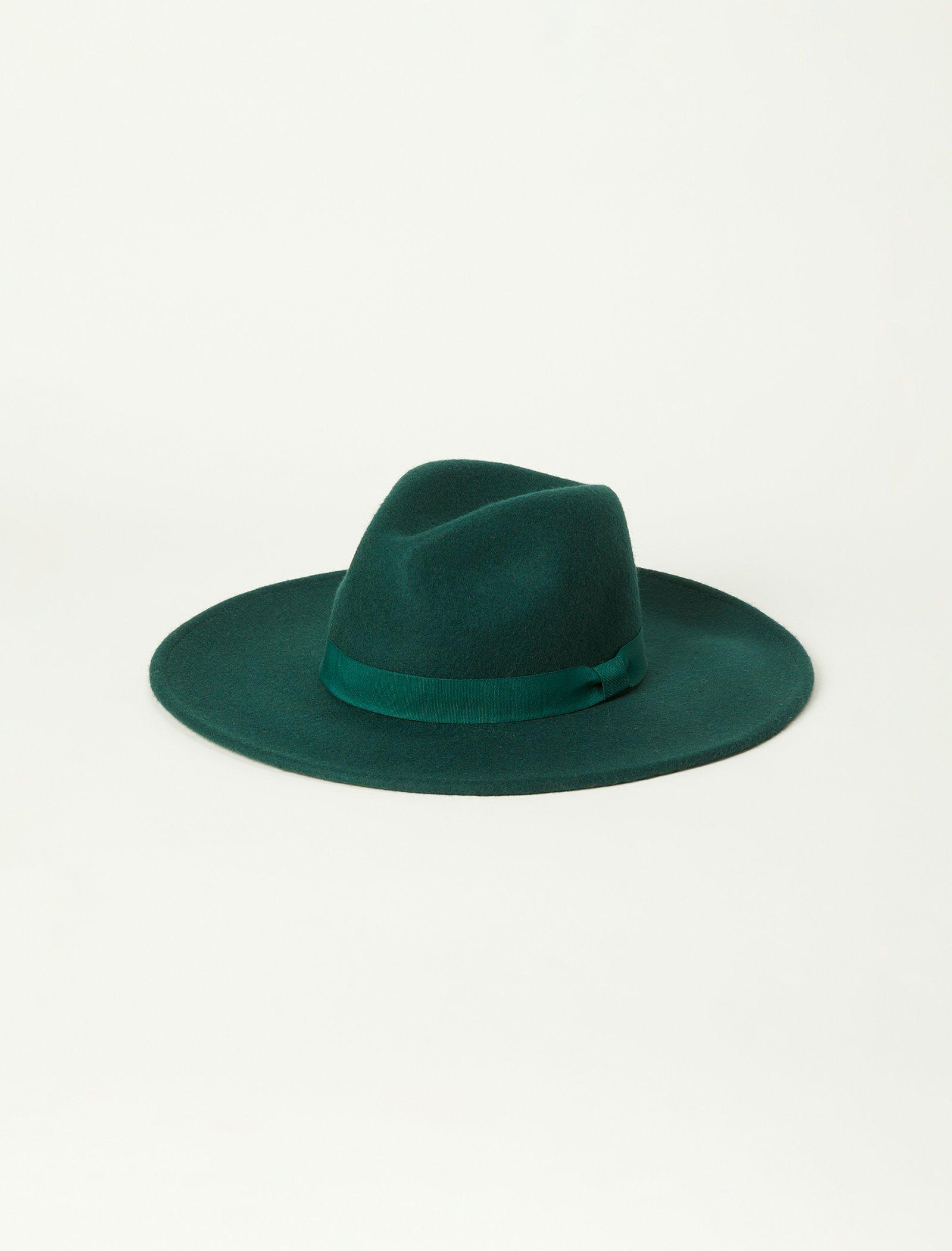 

Шерстяная шляпа Lucky Brand с широкими полями Ranger, темно-зеленый