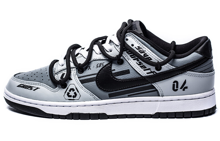 

Кроссовки Nike Dunk Skateboard Shoes Men Low-Top Silver/Gray, Серый, Кроссовки Nike Dunk Skateboard Shoes Men Low-Top Silver/Gray