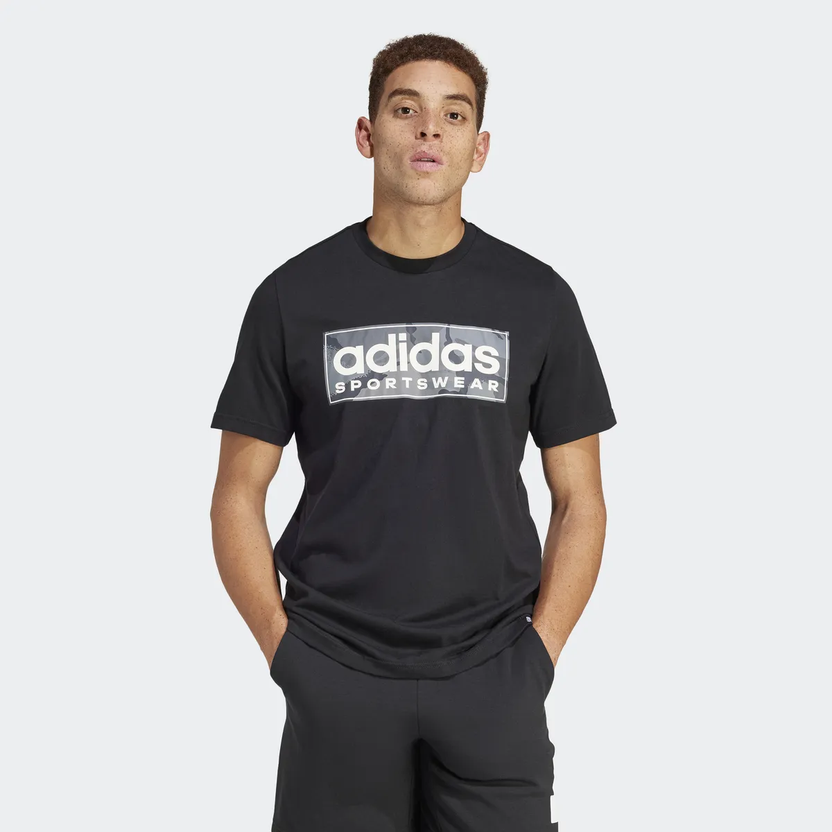 

Футболка Adidas Sportswear "M CAMO G T 2", черный