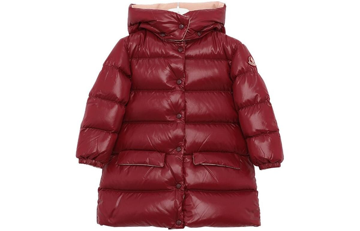 

Пуховик женский красный Moncler