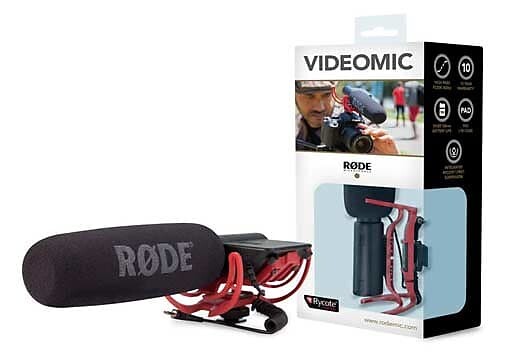 

Микрофон-пушка RODE VideoMic Camera Shotgun Microphone with Rycote Lyre Suspension