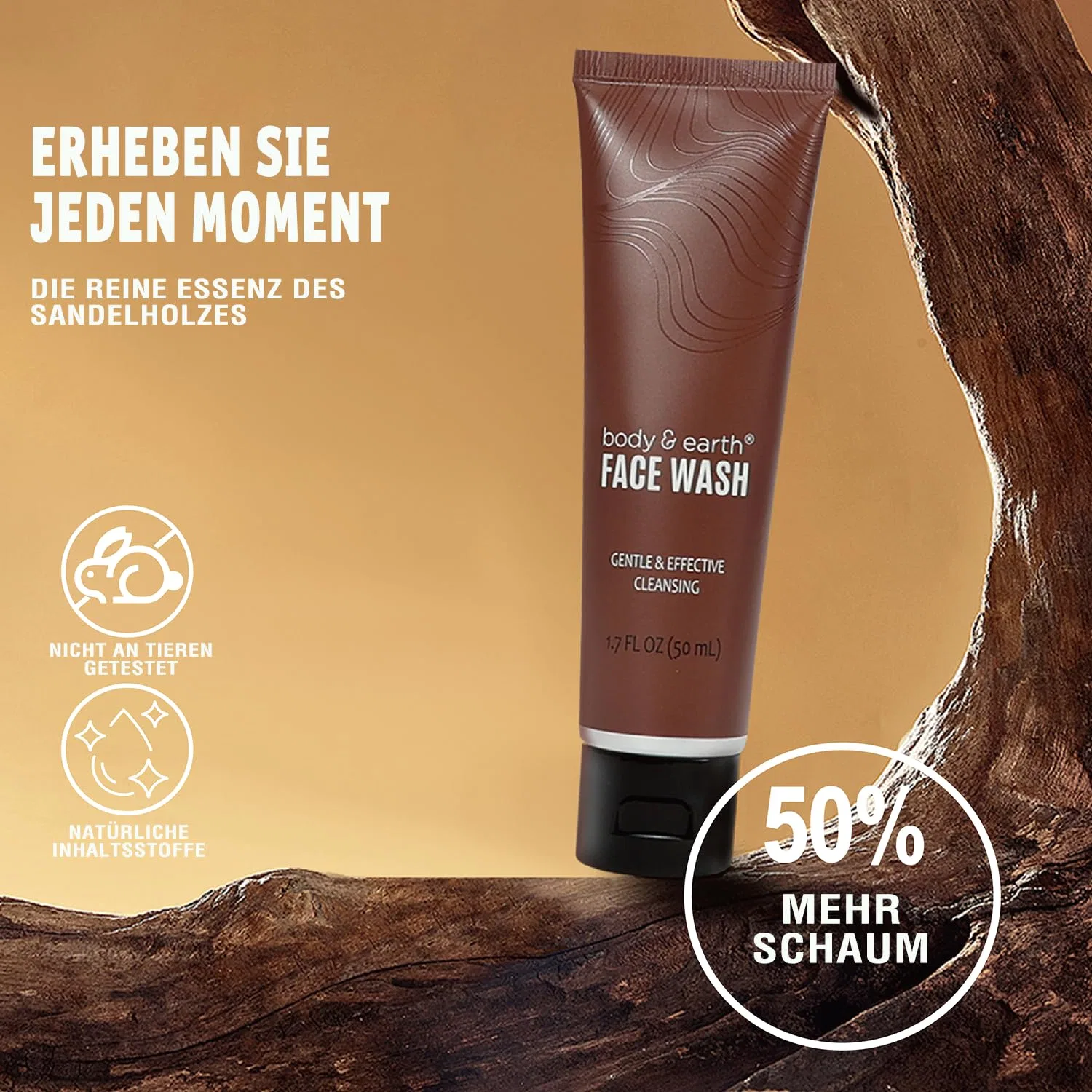 Мужской подарочный набор BODY & EARTH из 8 предметов с ароматом сандала Body & Earth — фото 4