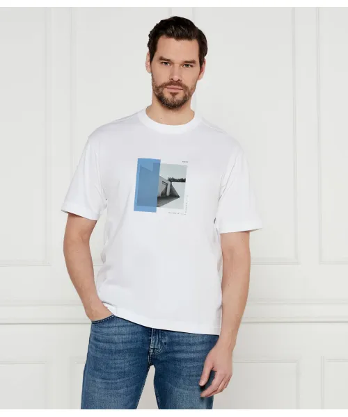 

Футболка te_barragan Regular fit Boss Orange, белый
