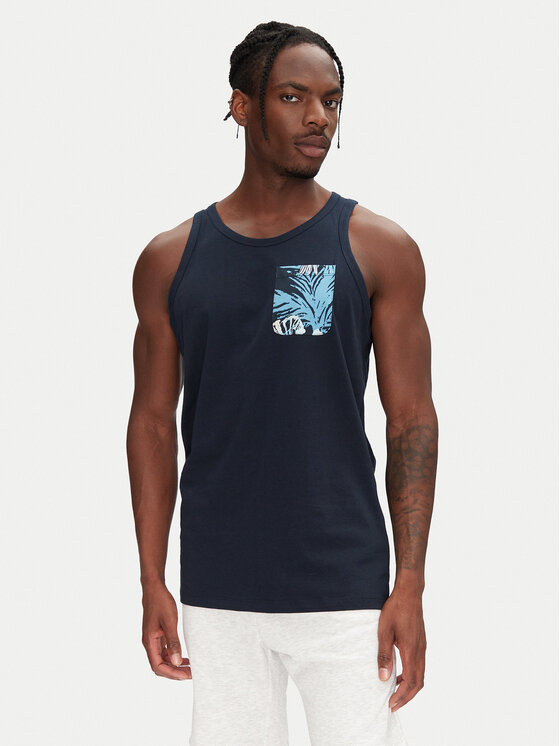 

Майка стандартного кроя Hawaii 12269321 Jack&Jones, синий