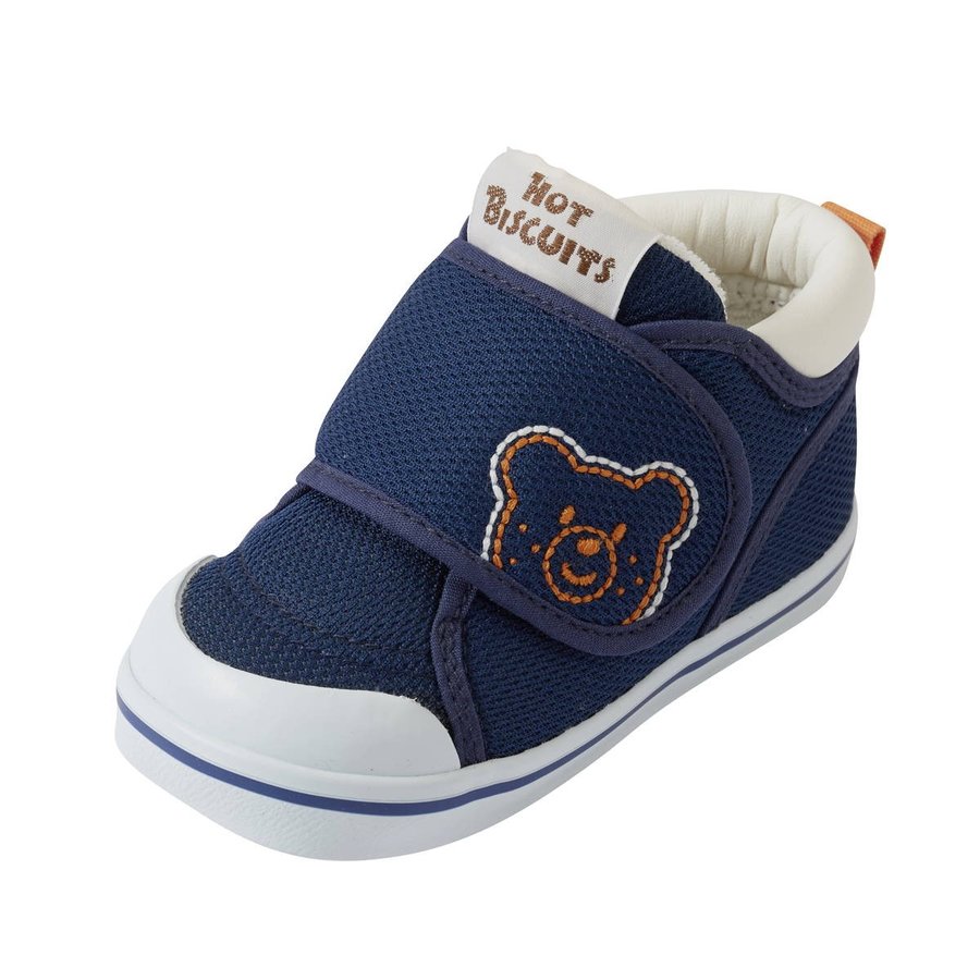 

Скользостойкие износостойкие полувысокие детские ботинки для малышей MIKI HOUSE, темно-синий