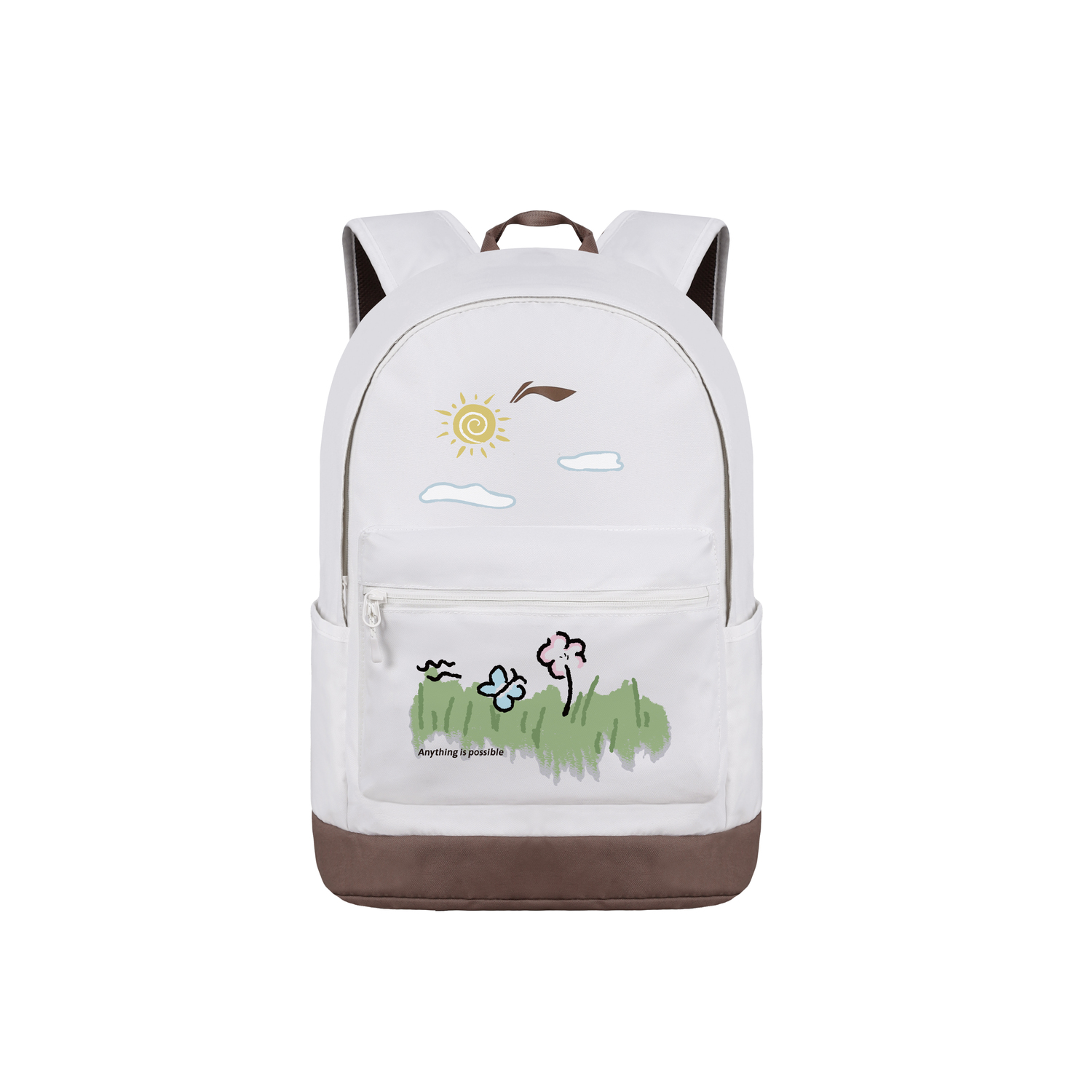 

LINING Полиэстеровый рюкзак унисекс Ecru, Ecru