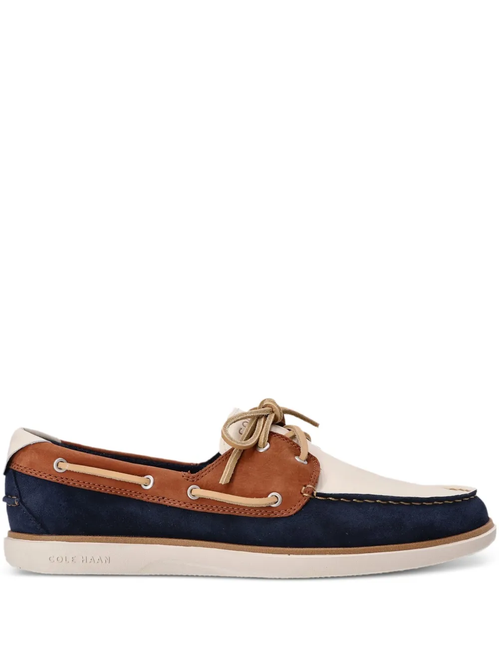 

Кожаный топсайдеры Cole Haan, синий