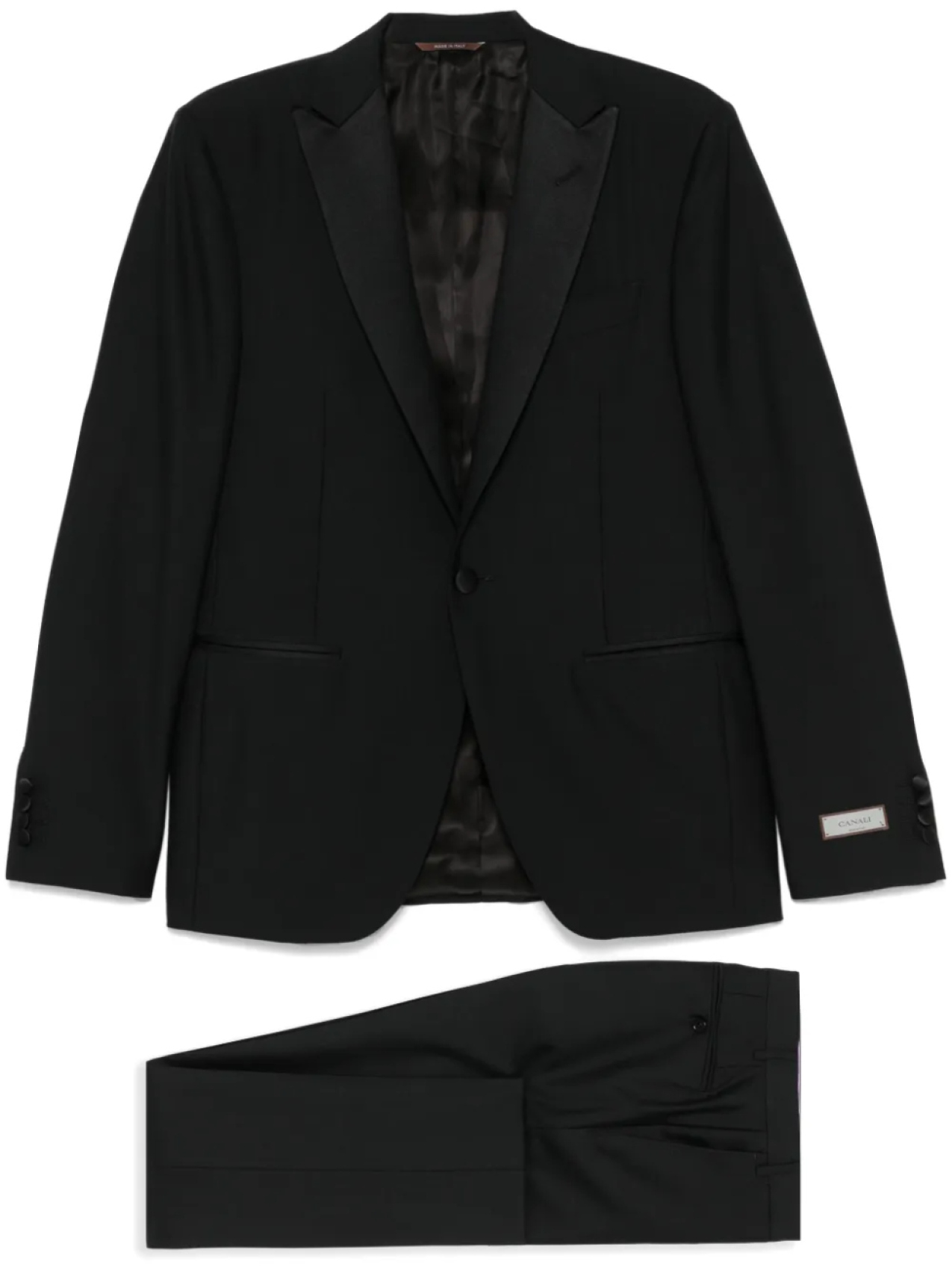 

Шерстяной костюм Canali, черный