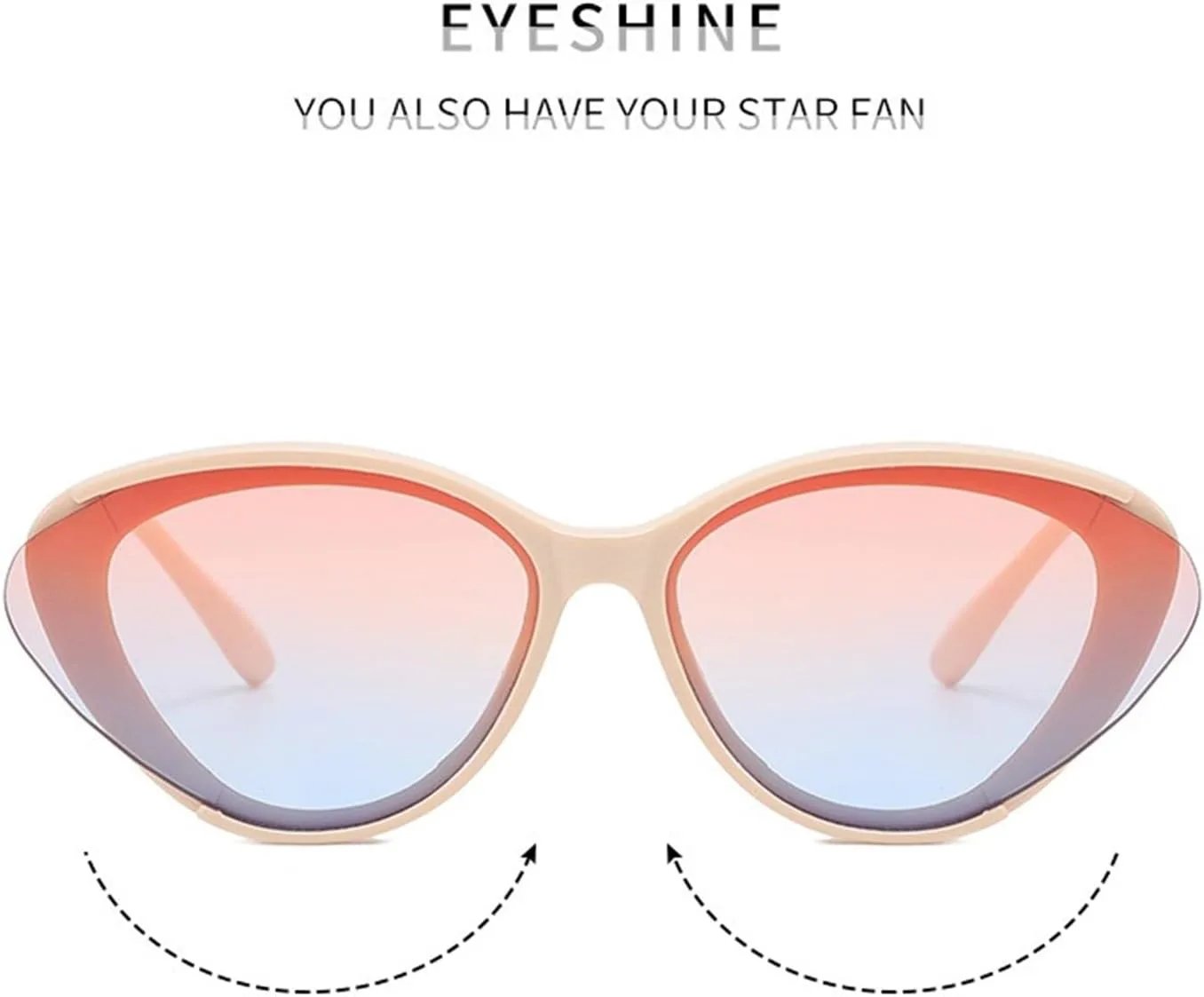 

Мужские и женские солнцезащитные очки в маленькой оправе для активного отдыха на природе, пляжного отдыха, декоративные солнцезащитные очки Generic, White