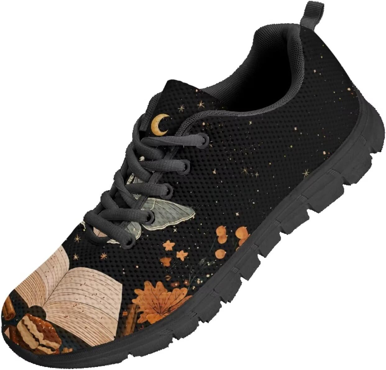 

Мужские кроссовки Funnydude с забавным принтом, удобные осенние прогулочные туфли на шнуровке для работы, Book