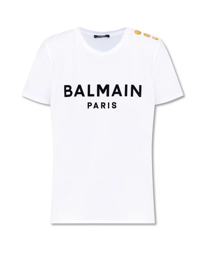 

Футболка с логотипом Balmain, белый