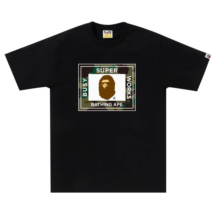 

Футболка BAPE 1st Camo Super Busy Works Tee, Black