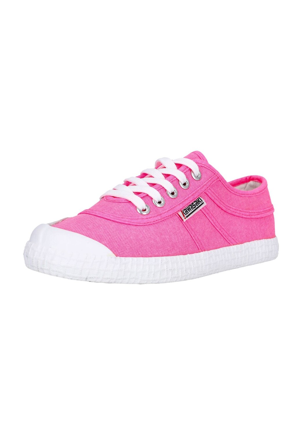 

Неоновые кроссовки в стильном образе kawasaki, цвет Knockout Pink