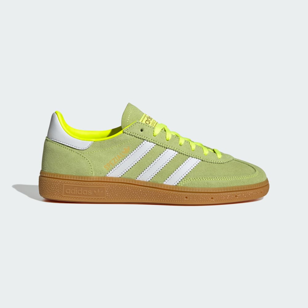 Кроссовки Adidas Handball Spezial Shoes, цвет Solar Yellow/Cloud White/Gold Metallic